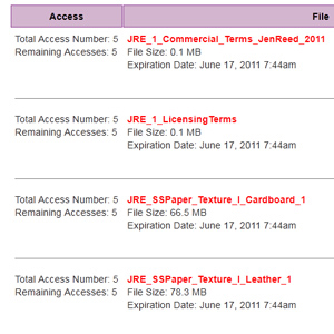 Scrap Girls Screenshot: Expiration Dates of download links.