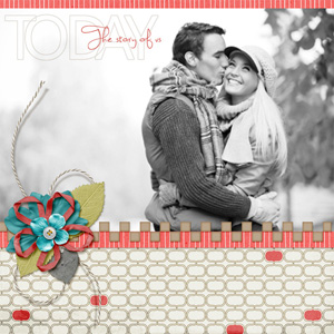 Digital Scrapbooking Layout by Angie Briggs