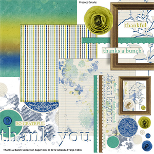 Get the Thanks A Bunch Collection Super Mini free when you purchase $15 or more at Scrap Girls between September 25 through September 30, 2012!