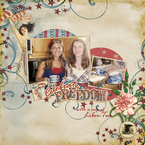 Digital Scrapbooking Layout by Elisha Barnett