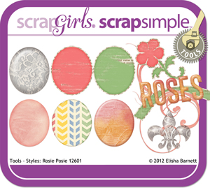 ScrapSimple Tools - Styles: Rosie Posie 12601