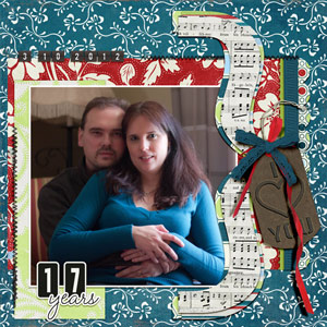 Digital Scrapbooking Layout by Jen Reed