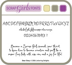 Lettering Delights Dear Diary Font