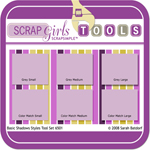 ScrapSimple Tools - Styles: Basic Shadows 6501 ScrapSimple Tools - Styles: Basic Shadows 6501
