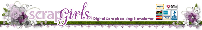 Scrap Girls Digital Scrapbooking Newsletter