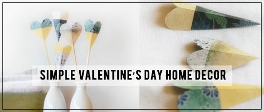 Simple Valentine's Day Home Decor