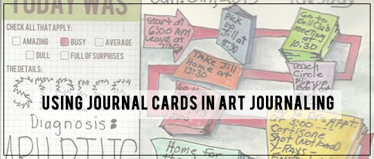 Using Journaling Cards in Art Journaling