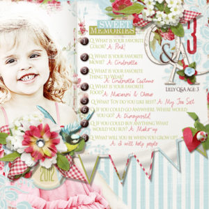 Cottage Rose Collection Biggie Layout
