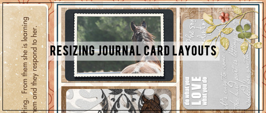 Resizing Journaling Cards