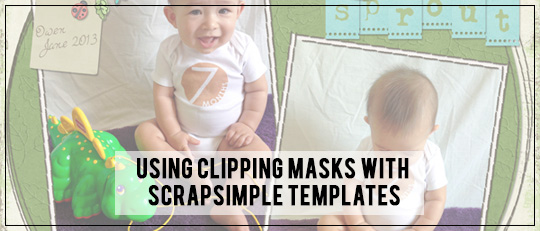 Using Clipping Masks with Templates