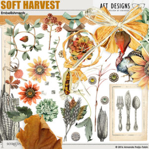 Soft Harvest Embellishments